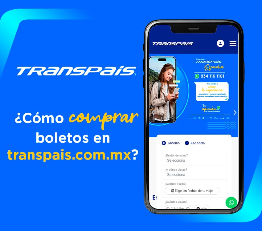 Manual de compra de boletos en app Transpais