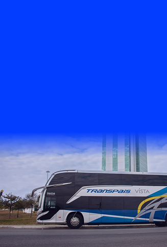 Programa para empresa Transpais - Autobús Transpais Vista en carretera
